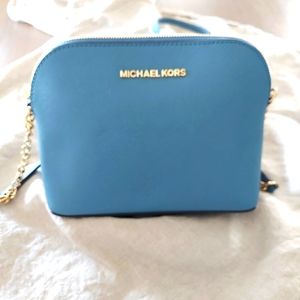 Slate Blue Michael Kors cross body purse